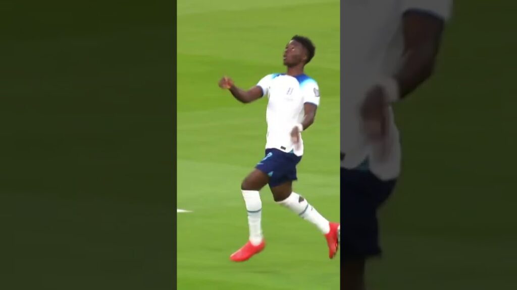 Bukayo Saka's First Ever Professional Hat-trick #shorts