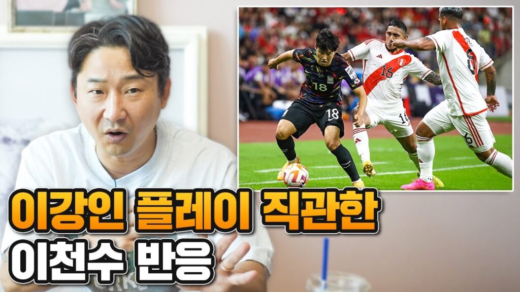 실제 경기장에서 본 이강인의 플레이 [페루전] 재업