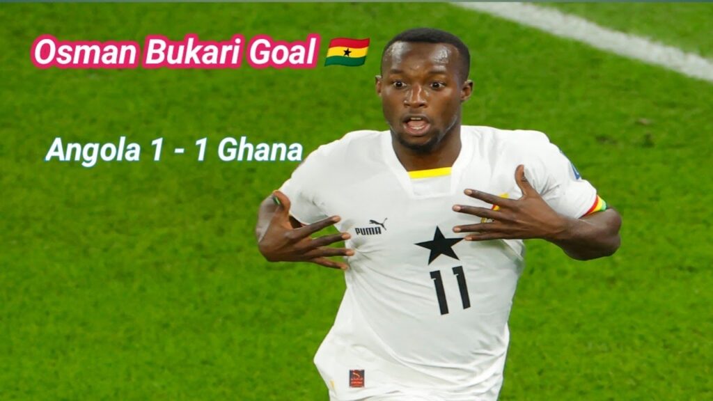 ANGOLA 1- 1 GHANA OSMAN BUKARI ONLY GOAL FOR GHANA 🇬🇠ANGOLA 1- 1 GHANA OSMAN BUKARI ONLY GOAL FOR GHANA 🇬ðŸ‡