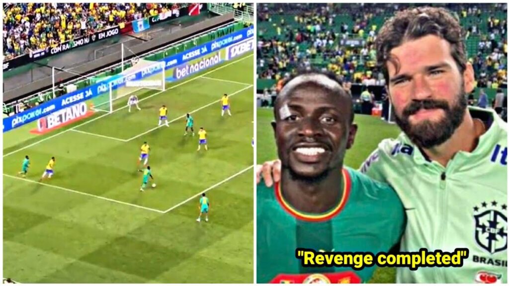 Sadio Mane destroyed Ederson and then took a selfie with Alisson Becker