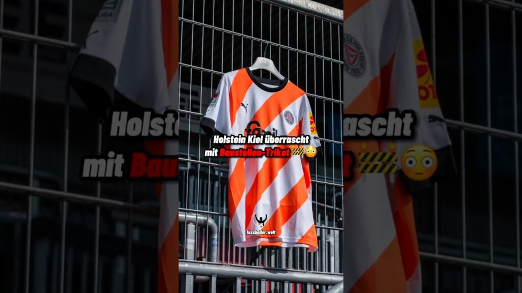Holstein Kiel überrascht mit Baustellen-Trikot 🚧😳