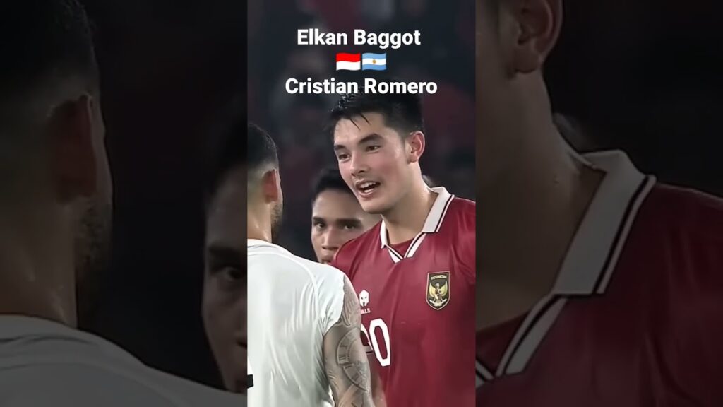Elkan Baggot kaget saat Bek Timnas Argentina Cristian Romero Bertukar Jersey Timnas Denganya!! 🇦🇷🇮🇩