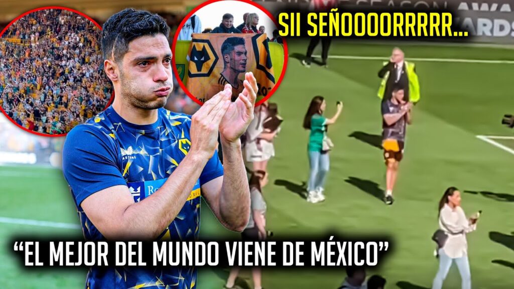 ¡DESPIDEN A LA LEYENDA! Así fue LA ÚLTIMA OVACIÓN de Raúl Jiménez en LOS WOLVES ¡SE CAYÓ EL ESTADIO!