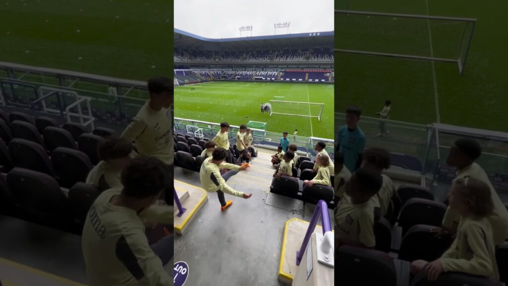 The farthest crossbar challenge 😱 #RSCA #Football #crossbarchallenge