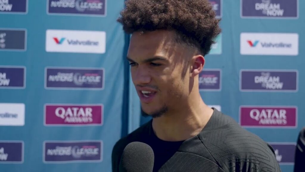 USMNT Antonee Robinson pregame; Team USA faces Canada in final of Nations League