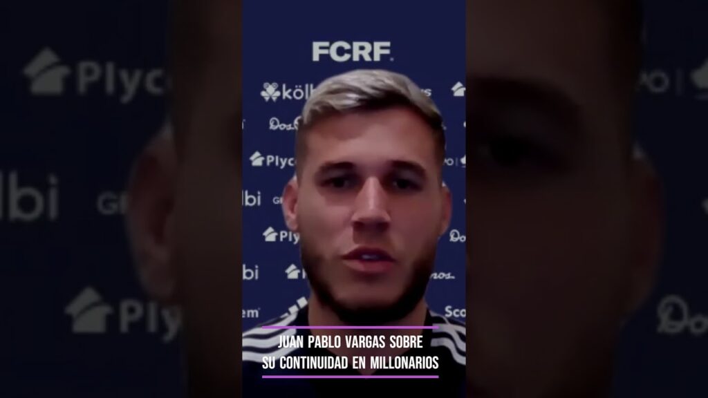 Juan Pablo Vargas: "Soy feliz en Millonarios, mi enfoque es en el equipo"