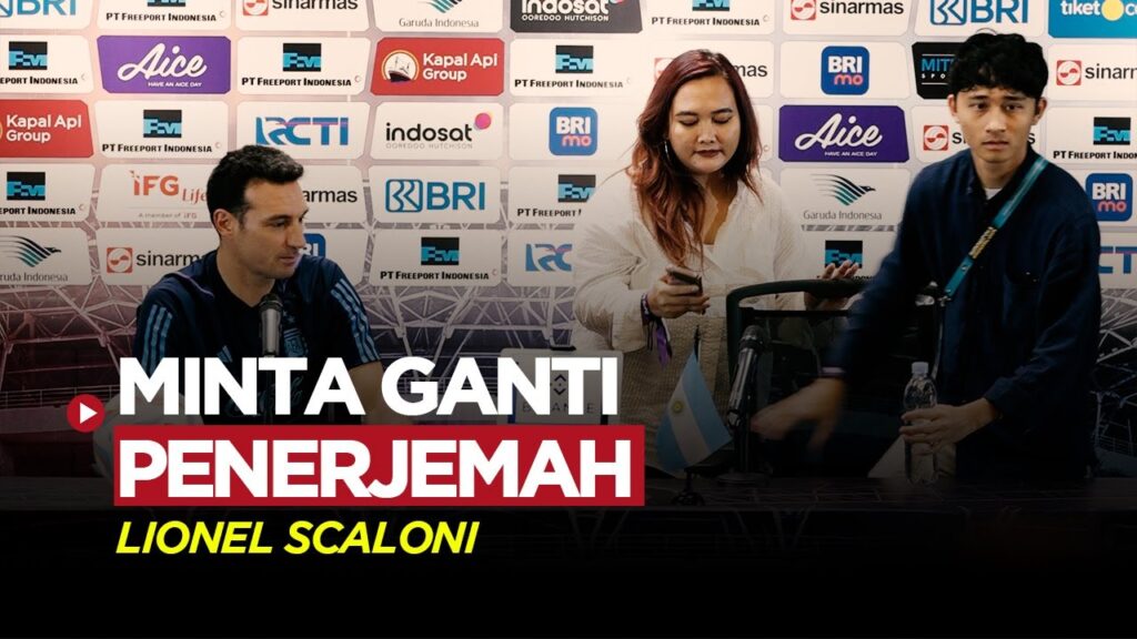 MOMEN PELATIH TIMNAS ARGENTINA, LIONEL SCALONI MINTA GANTI PENERJEMAH