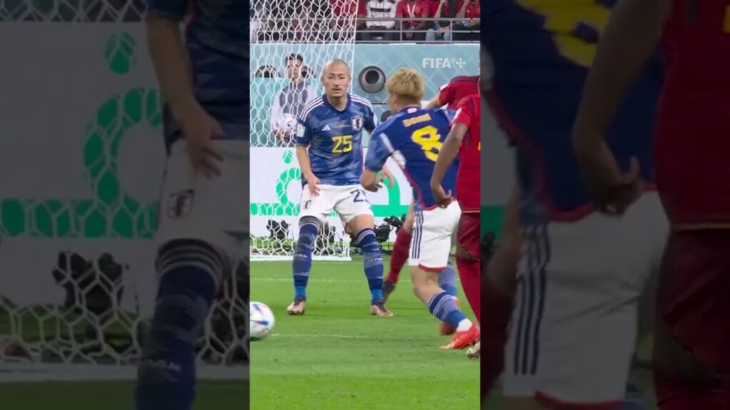 SUPER SUB Doan scores stunner for Japan vs Spain! #ShortsFIFAWorldCup