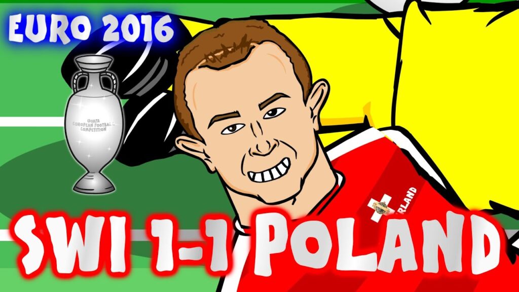 SHAQIRI BICYCLE KICK! Switzerland vs Poland in 25 SECONDS! (1-1 Euro 2016 Last 16 Highlights)
