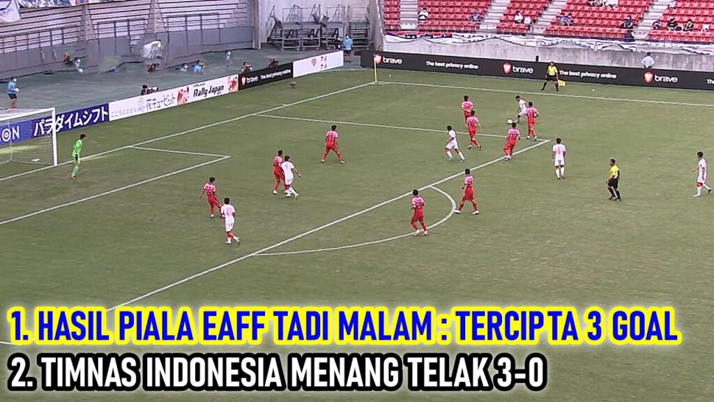 🔴 Hasil Laga Ke 3 Piala EAFF 2022: Tercipta 3 Goal Tadi Malam. Timnas Indonesia Hancurkan Taiwan 3-0