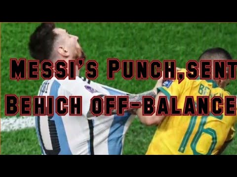 MESSI'S PUNCH THAT SENT BEHICH OFF-BALANCE||@SoccerWorld254