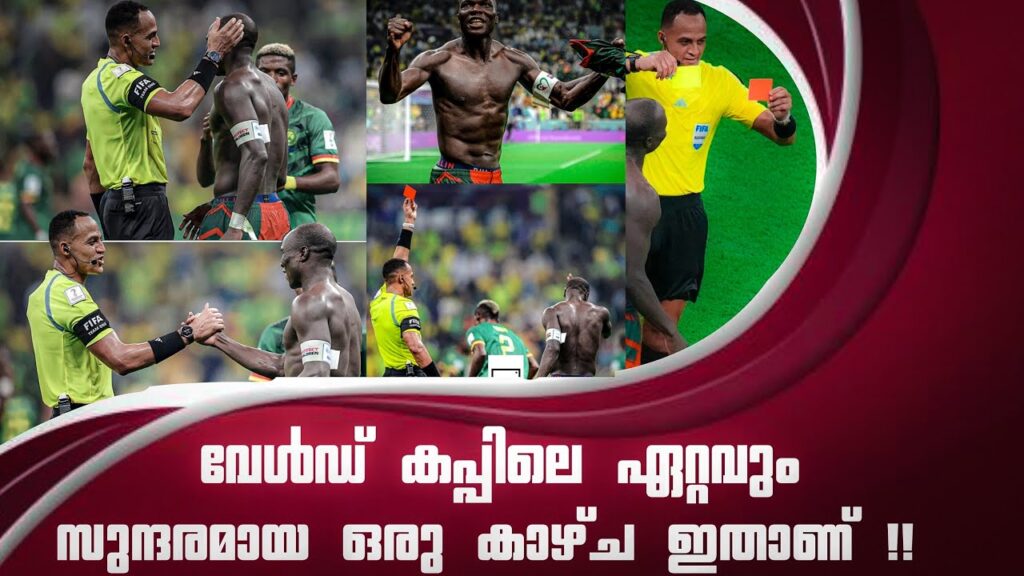 ഈ കഴിഞ്ഞ വേൾഡ് കപ്പിലെ ഏറ്റവും സുന്ദരമായ കാഴ്ച്ച ഇതായിരുന്നു 😍🔥| vincent aboubakar vs referee
