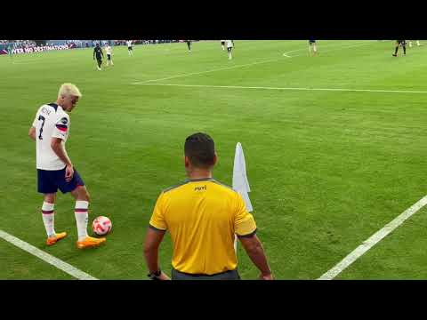 Gio Reyna Corner to Chris Richards Goal USMNT vs Canada Nation’s League Final