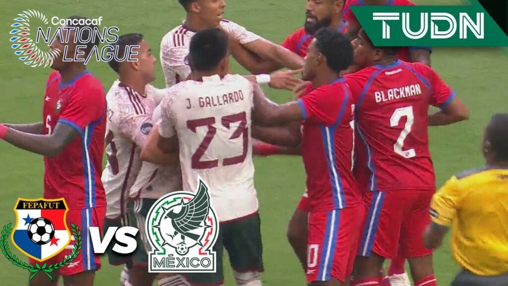 ¡SE CALIENTAN! Bronca con empujones | Panamá 0-1 México | CONCACAF Nations League - 3er Lugar | TUDN