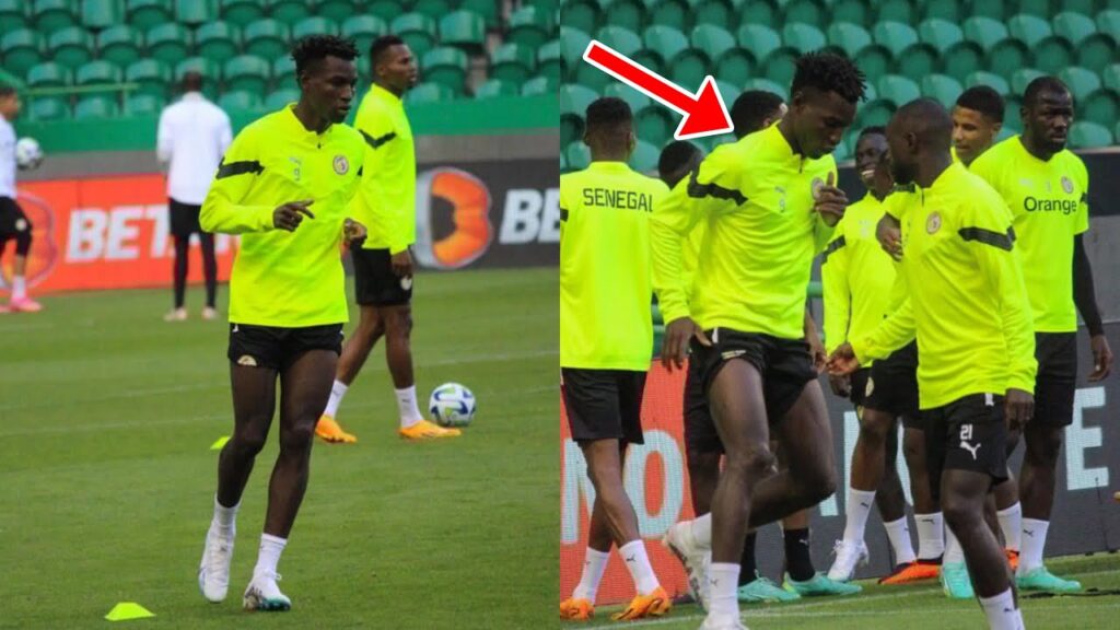 Regardez la complicité entre Nicolas Jackson et Krépin Diatta…