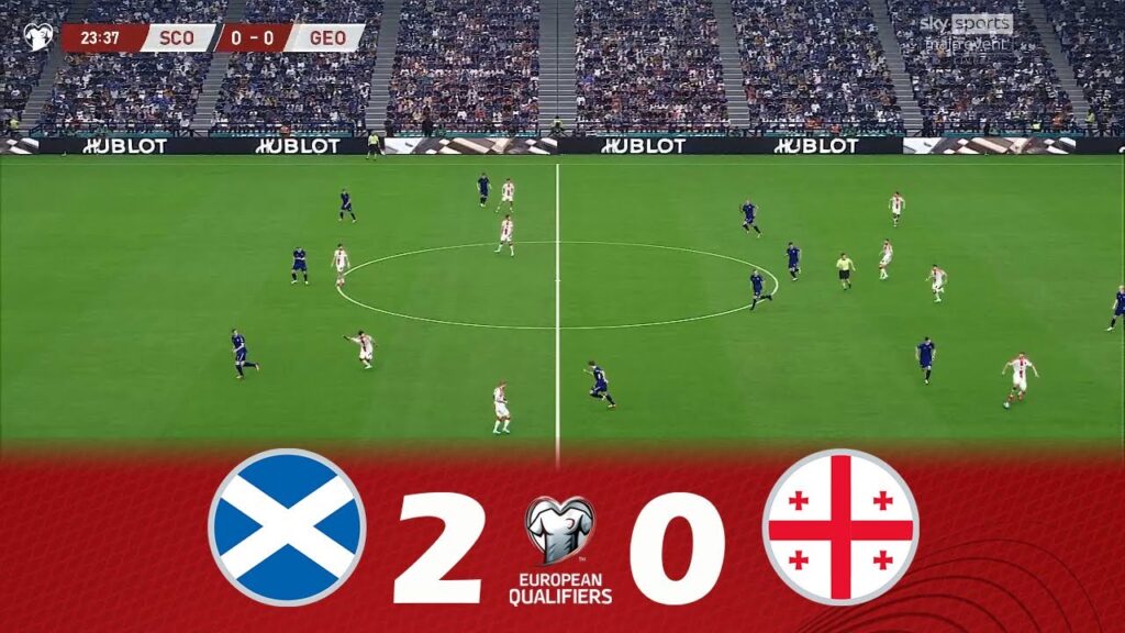 Scotland vs Georgia | 2024 UEFA Euro Qualifiers | Match Highlights Today ⚽