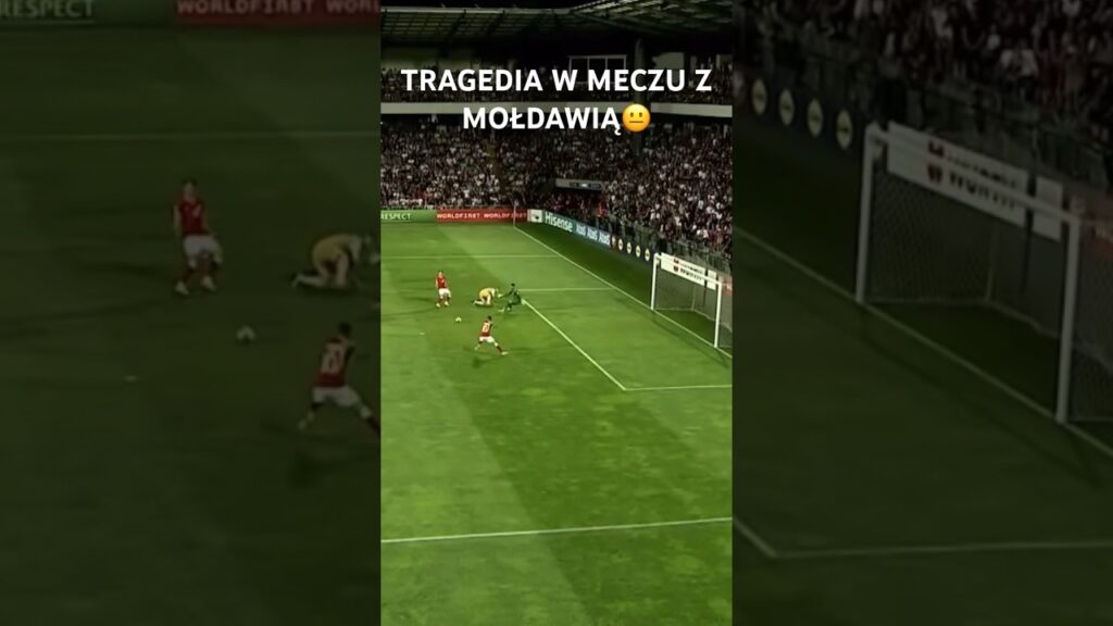 Sebastian Szymański nie trafia na pustą bramkę w meczu z Mołdawią… #shorts #mdapol