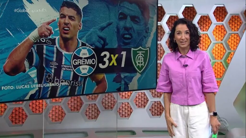 Globo Esporte RS - Luis Suárez dá show e Grêmio vence o América Mineiro na Arena pelo Brasileirão