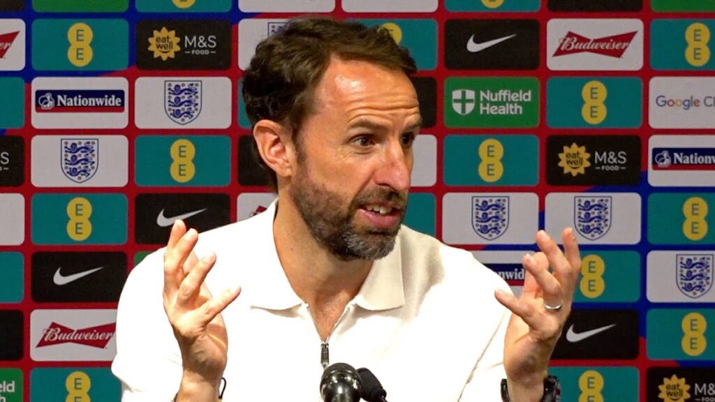 'OUTSTANDING performance from Bukayo Saka!' | Gareth Southgate | England 7-0 North Macedonia
