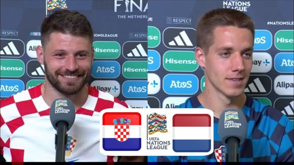 Reakcija Bruno Petković i Mario Pašalić utakmice polufinala Hrvatske i Nizozemske