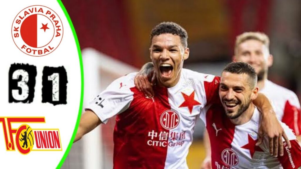 Slavia Prague vs Union Berlin 3-1 Highlights | Alexander Bah Goal - EUROPA LEAGUE 2021/22