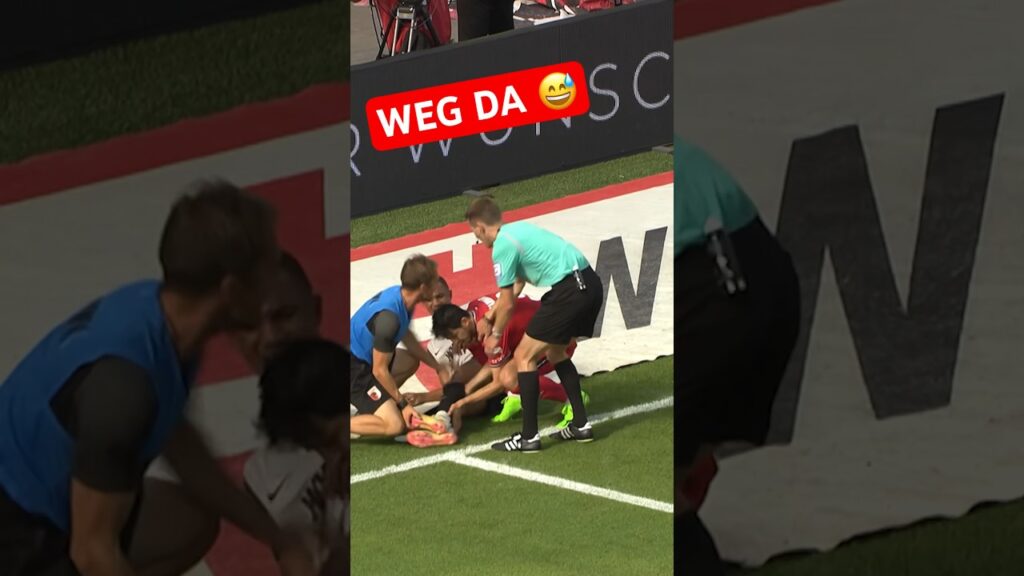 Schiri! Zeitspiel! #Azmoun #Bayer04