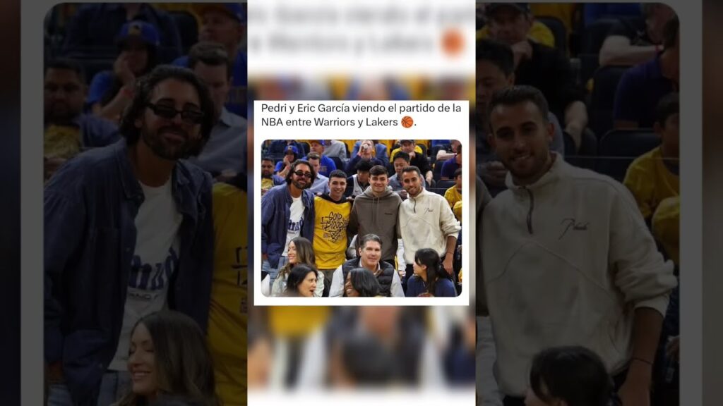 Pedri y Eric García en la NBA🏀