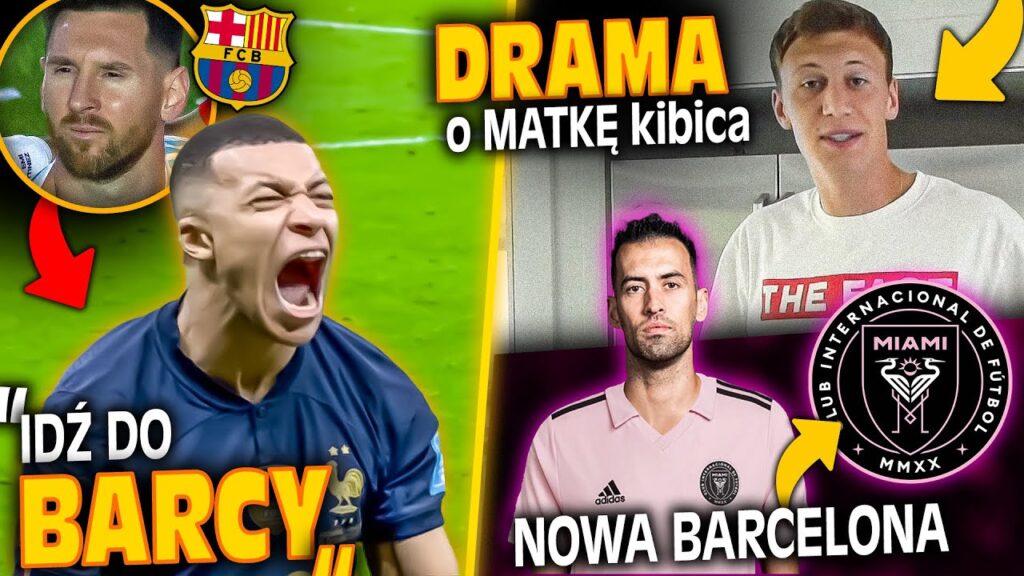 Leo Messi NAMAWIAŁ Mbappe na FC Barcelone! DRAMA Krystiana Bielika! Poszło o MATKĘ! Busquets w MIAMI