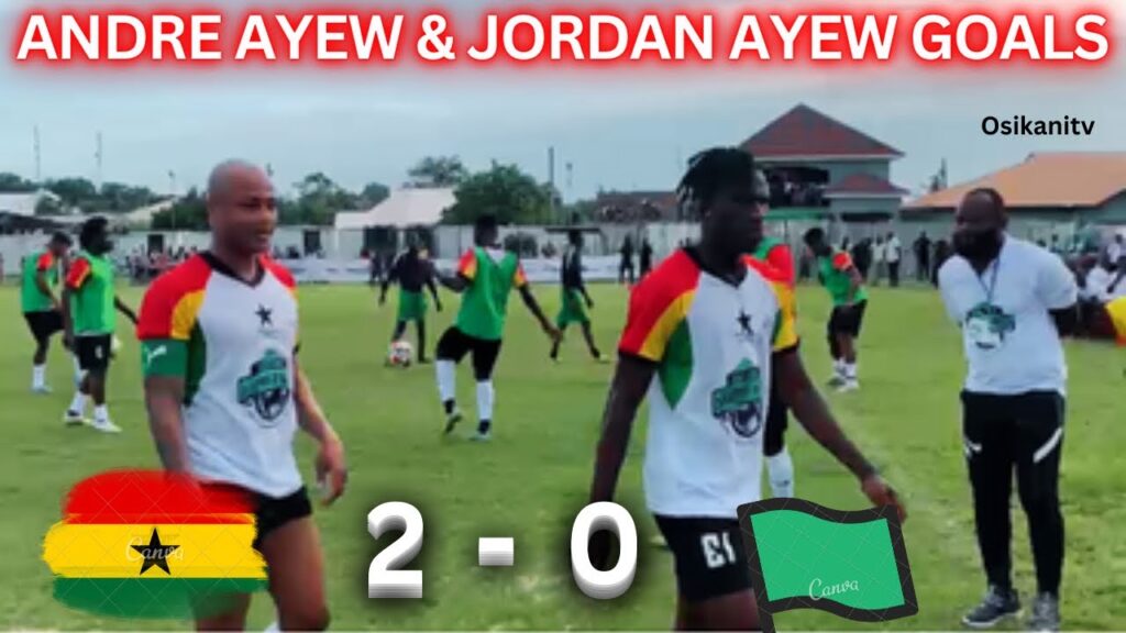 WATCH ANDRE AYEW & JORDAN AYEW GOALS TODAY IN ALL STARS FESTIVAL🇬🇭 KUDUS, AFENA-GYAN & BLACK STARS