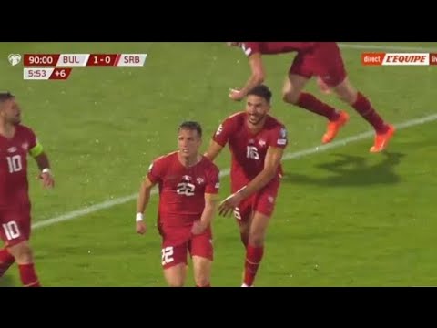 Darko Lazović Goal, Bulgaria vs Serbia (1-1) All Goals  Extended Highlights