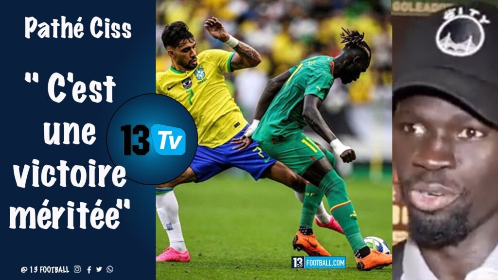Pathé Ciss: "C'est une victoire méritée. Nous avons souffert sur le côté gauche et on a rectifié"