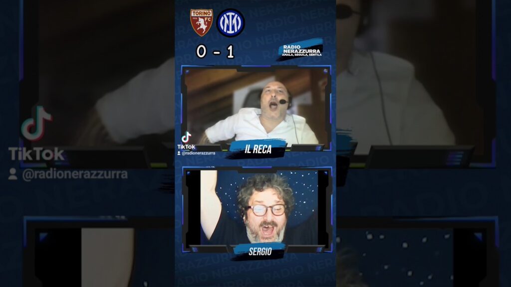 😍 La #LiveReaction al gol di #Brozovic in #TorinoInter 🖤💙 #SerieA #Inter #Calcio