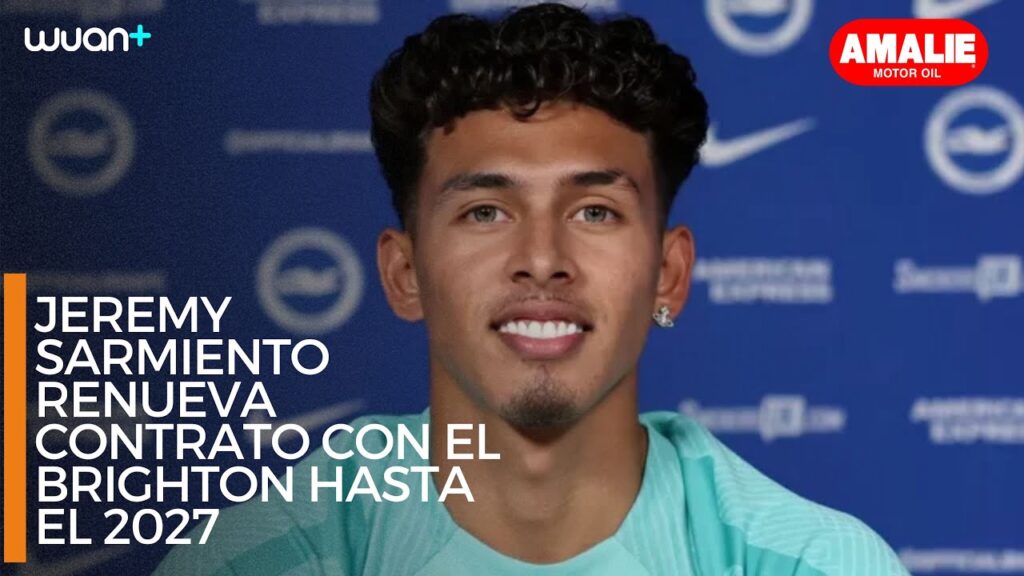 Jeremy Sarmiento renueva contrato con el Brighton hasta el 2027 #tiempodeportivo