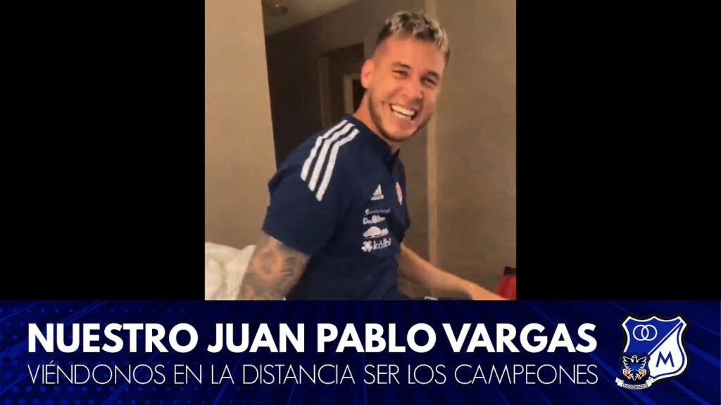 Ⓜ️🏆⭐ NUESTRO JUAN PABLO VARGAS viéndonos en la distancia ser los CAMPEONES 🇨🇷🤝🇨🇴