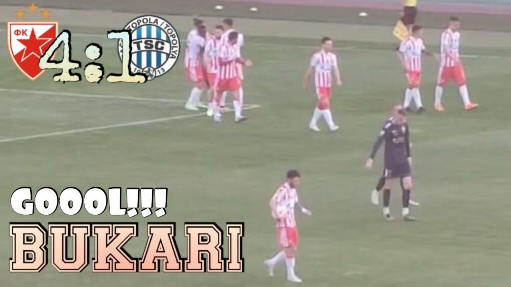 OSMAN BUKARI GOL gol Crvena Zvezda TSC 4-1