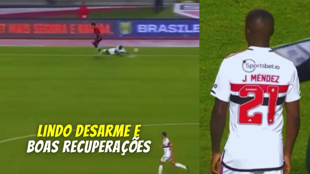 VOLANTE EQUATORIANO ENTROU BEM AJUDANDO NA DEFESA | Jhegson Méndez vs Athletico-PR
