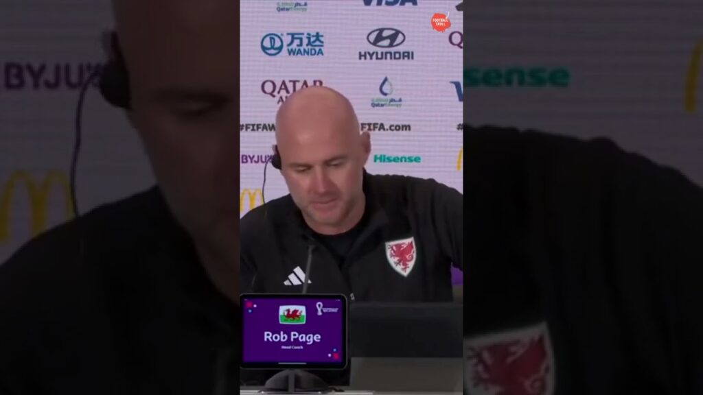 Rob Page reacts to Wales' 1-1 draw with USA