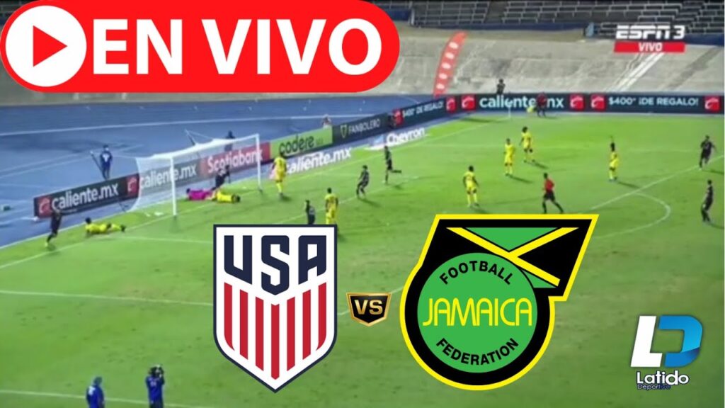 EMPATE 1-1SOBRE EL FINAL ENTRE ESTADOS UNIDOS Y JAMAICA 🔴 COPA ORO 🏆