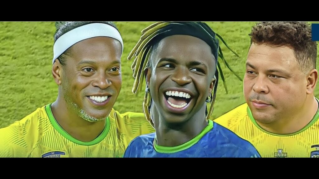 Mind-Blowing Unforgettable Chipped GOLAZO: Vinicius Jr. & Ronaldinho Showcase Football Magic!