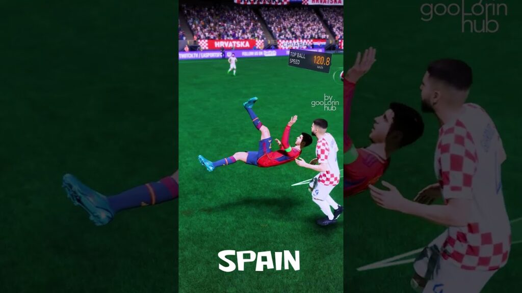 SPAIN VS CROATIA - Álvaro Morata #easportsfc #fifa23 #spain  #morata  #uefanationsleague