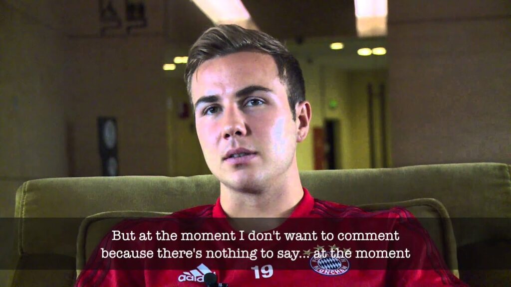 Mario Götze:  'Nothing to say on Juventus'