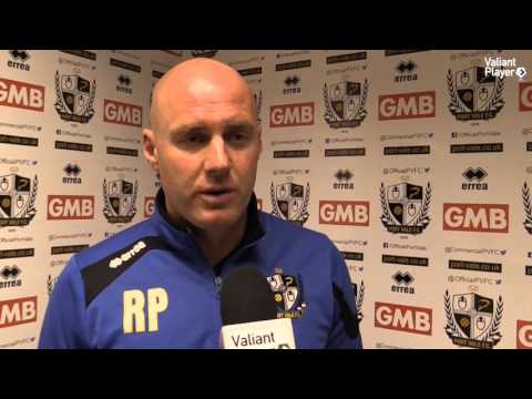 Freeview: Rob Page Pre Crewe Alexandra (H) 2015/16