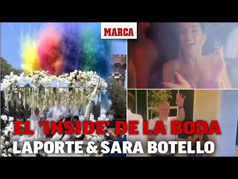 El 'inside' de la boda de Laporte: no faltó de nada I MARCA
