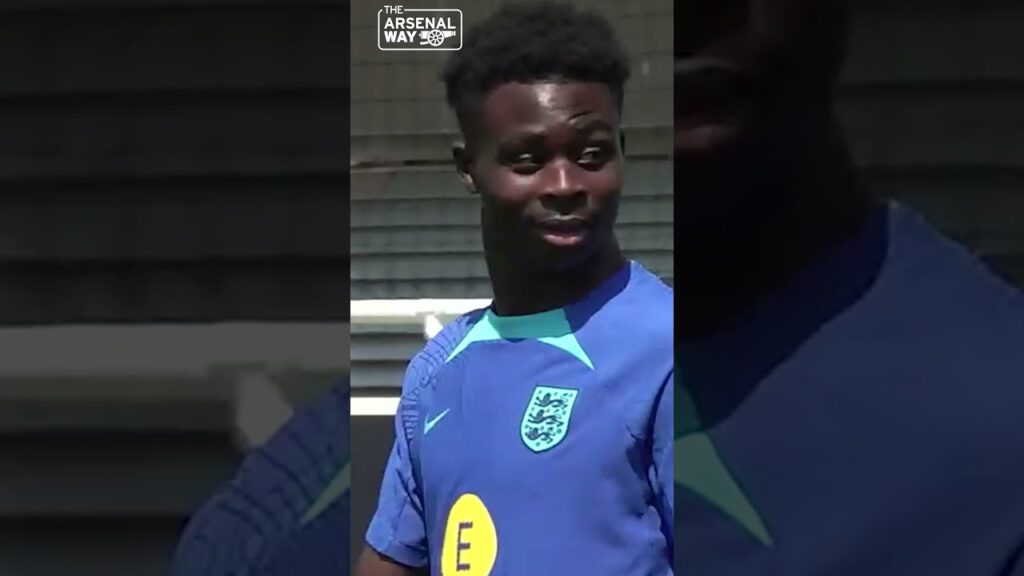 REPRESENT!🏴󠁧󠁢󠁥󠁮󠁧󠁿 Aaron Ramsdale And Bukayo Saka Train With England Before Euro Qualifiers💪 #shorts