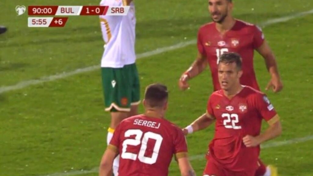 Darko Lazović Goal, Bulgaria vs Serbia (1-1) All Goals and Extended Highlights.
