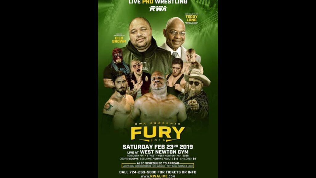 RWA Fury 2019 - Teddy Long, D'Lo Brown vs Jock Samson, Daniel Eads vs John Rodin