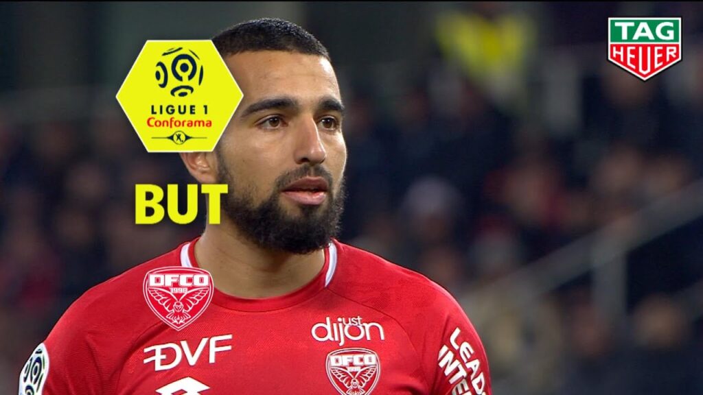 But Naim SLITI (13' pen) / Dijon FCO - Stade de Reims (1-1)  (DFCO-REIMS)/ 2018-19