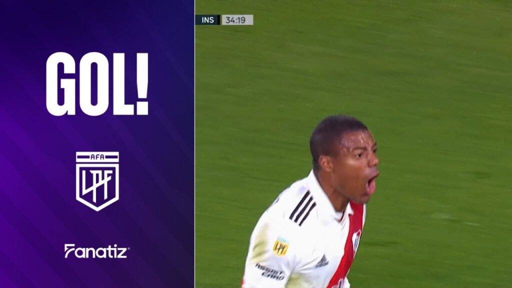 Gol de Nicolás de la Cruz | River 1-1 Instituto | LPF #TorneoBinance Fecha 21