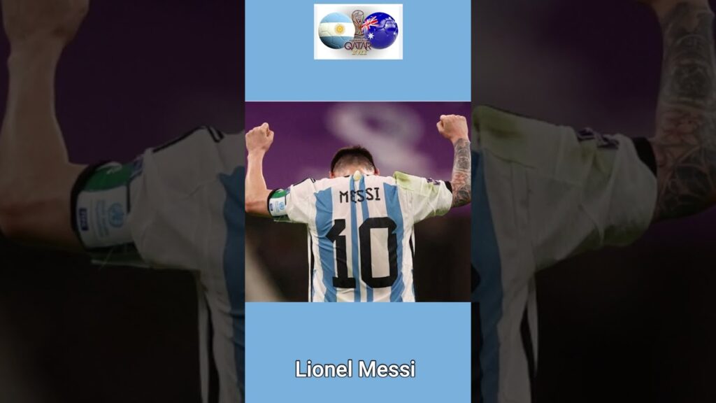 Lionel Messi Presents Jersey to Cameron Devlin   ARGENTINA vs AUSTRALIA 2 1   World Cup 2022 Qatar