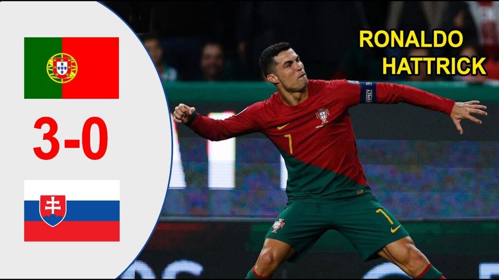 Portugal vs Slovakia 3-0 | Highlights & All Goals 2023 HD | Qualification Euro 2024 Ronaldo Hattrick